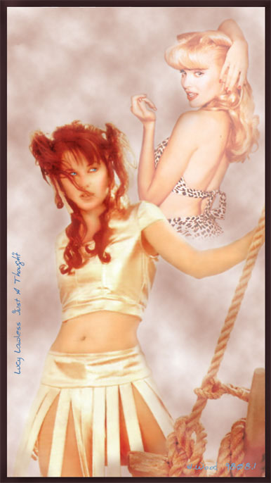Lucy Lawless & Renee O'Conner by H.Wood